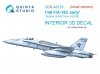 Quinta Studio QDS-48279 F/A-18C early 3D-Printed & coloured Interior on decal paper (HobbyBoss)(Small version) 1/48